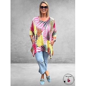 AKH Shirt A-Lijn Sensu  Roze Multi